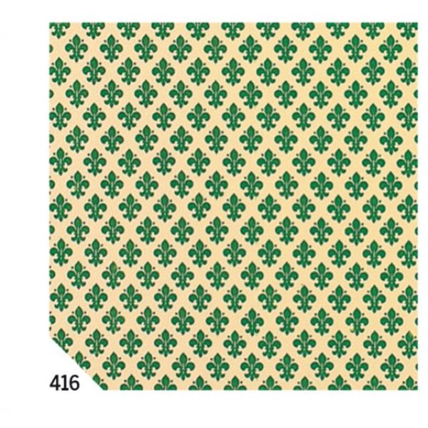 Rotolo cartarivesto 49x300cm giglio verde adesivo rextaco - Z09902
