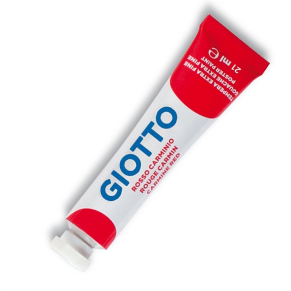 Tempera giotto tubo 7 (21ml) rosso carminio 09 - Z09914