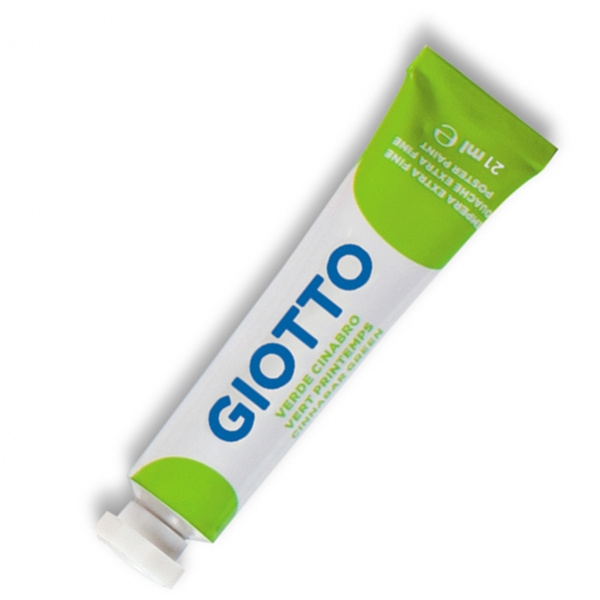 Tempera giotto tubo 7 (21ml) verde cinabro 11 - Z09915