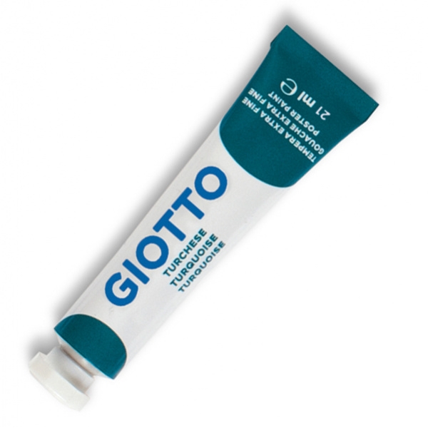Tempera giotto tubo 7 (21ml) turchese 18 - Z09918
