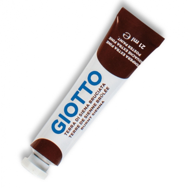 Tempera giotto tubo 7 (21ml) terra di siena bruciata 22 - Z09921