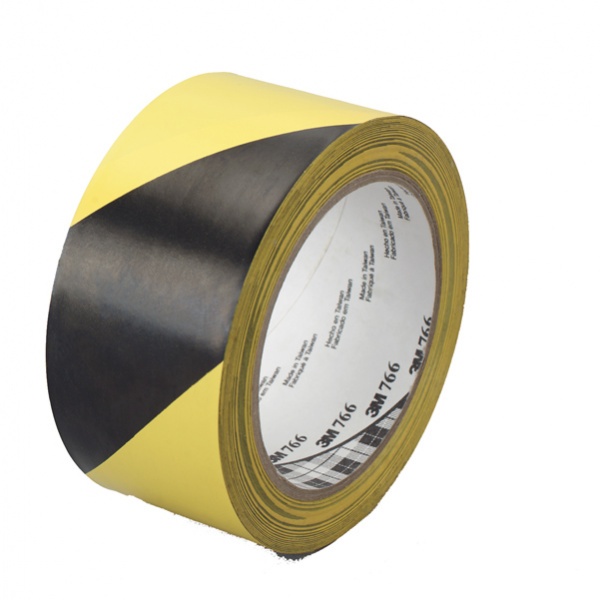 Nastro adesivo 50mmx33mt giallo/nero scotch 766 - Z09962