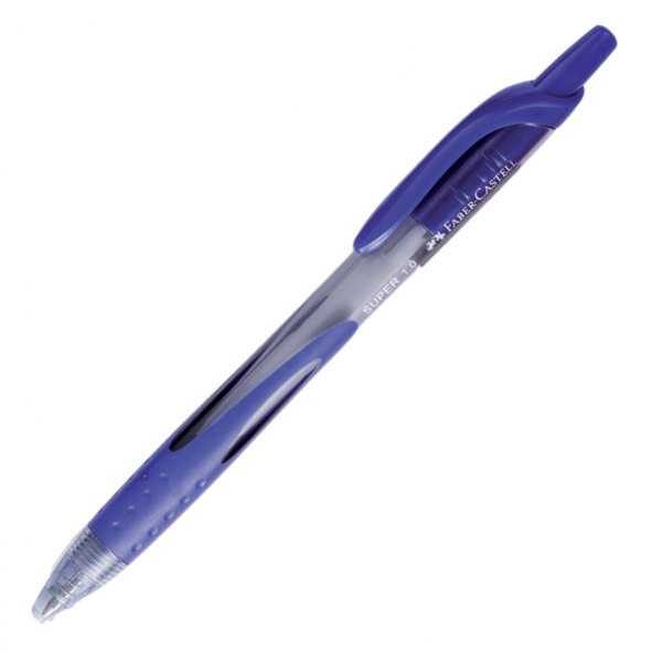 Penna a sfera scatto super 1.0 blu faber castell - Z10119