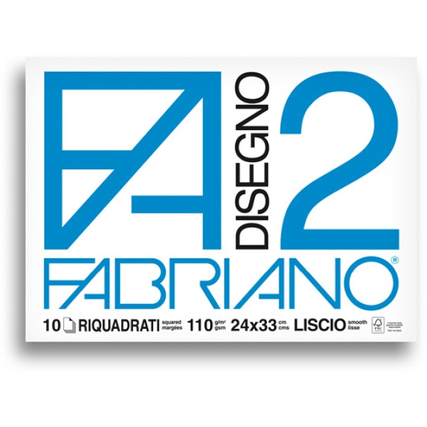 Album p.m. fabriano2 (240x330mm) 10fg 110gr liscio squadrato - Z10144