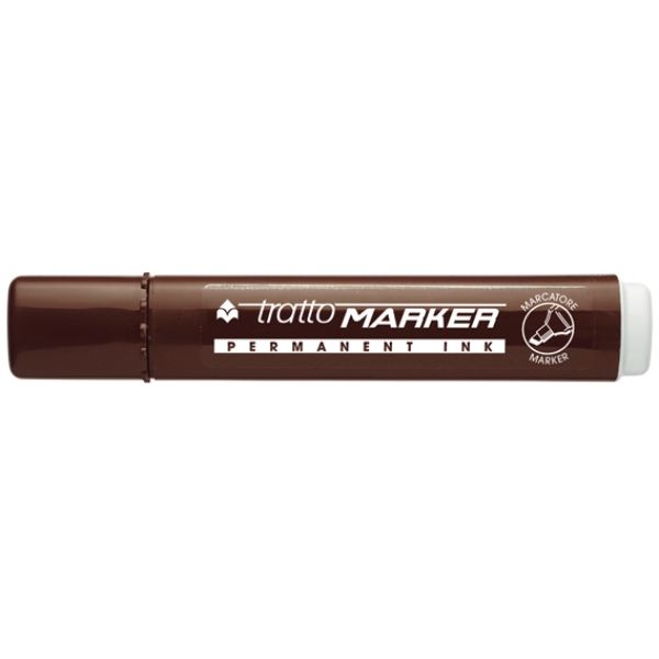 Marcatore tratto marker marrone p.scalpello - Z10436