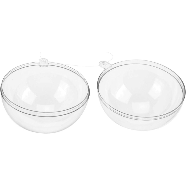 Sfere apribili in polistirene trasparente ø140mm ri.plast - Z10640