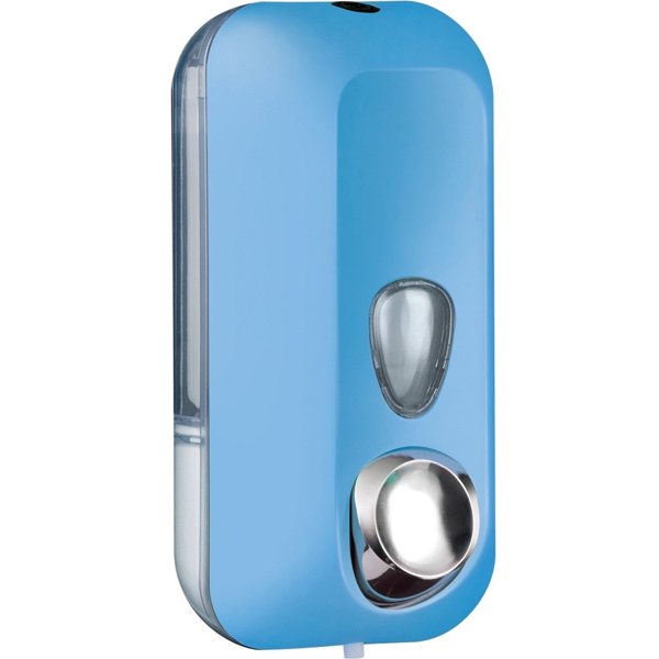 Dispenser sapone liquido 0,55lt azzurro soft touch - Z10653