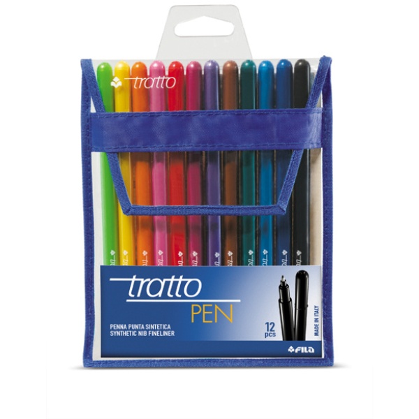 Busta 12 pennarello tratto pen new metal - Z10671
