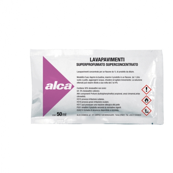 Bustina 50ml lavapavimenti linea monodose alca - Z10785