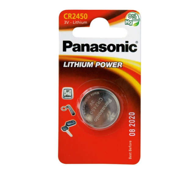 Blister micropila litio cr2450 panasonic - Z10959