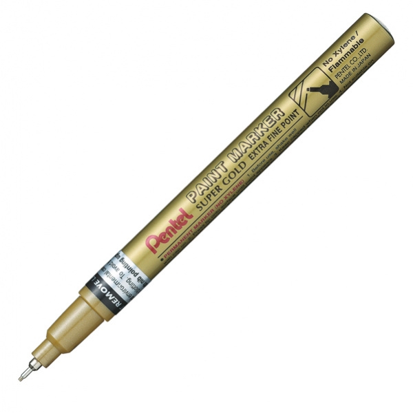 Marcatore paint mfp10 - oro pentel punta conica extra fine - Z11486