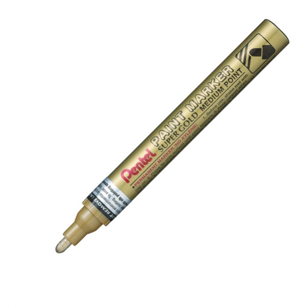 Marcatore paint mmp10 oro pentel punta conica media - Z11488