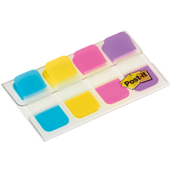 Dispenser 40 segnapagina post-it index strong mini 676 vivaci 15,8x38mm - Z11630