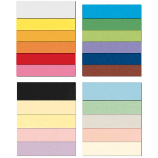 Conf.25 cartoncino bristol color 200gr 50x70cm arancio 56 favini - Z11896