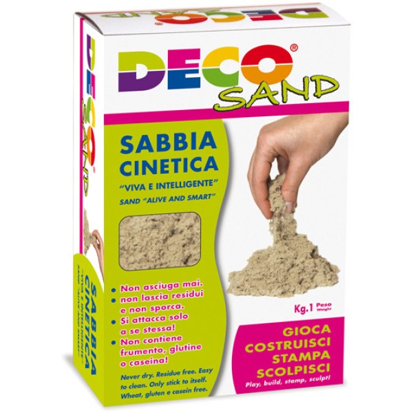 Sabbia cinetica "deco sand" 1 kg. cwr - Z11981