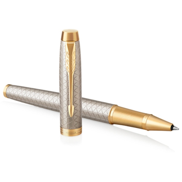 Roller im premium warm grey metal chiselled parker - Z12040