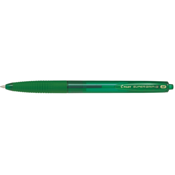 Penna sfera supergrip g a scatto verde punta media 1.00mm pilot - Z12254