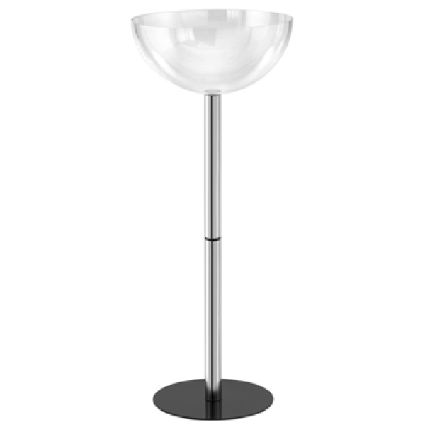 Expo contenitore con 1 semisfera ø 50cm - h96cm - Z12511