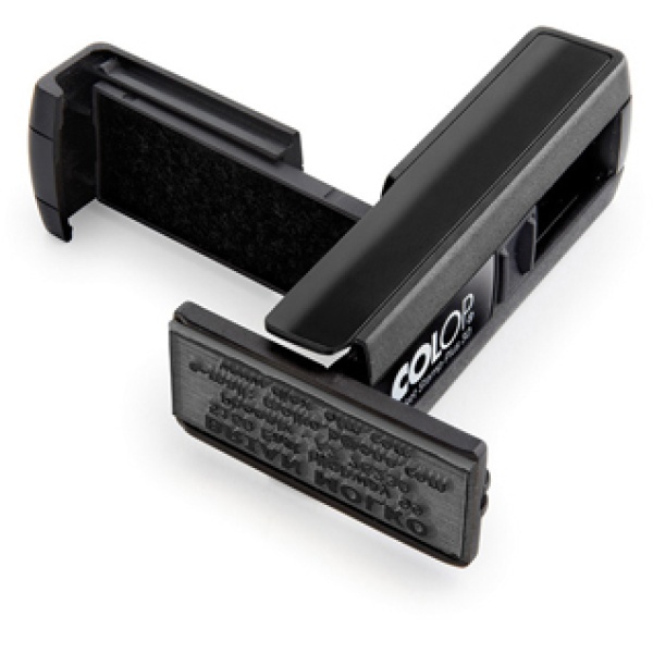 Timbro pocket stamp plus 30 nero 18x47mm autoinchiostrato colop - Z12530