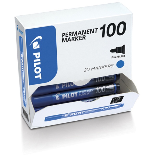 Bonus pack 15+5 marcatore permanente 100 blu p.tonda 4.5mm pilot - Z12560