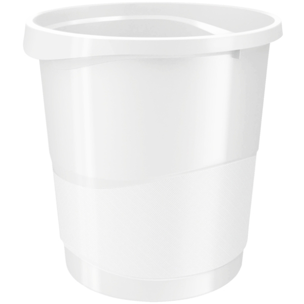 Cestino gettacarte europost bianco vivida 14lt esselte - Z12571