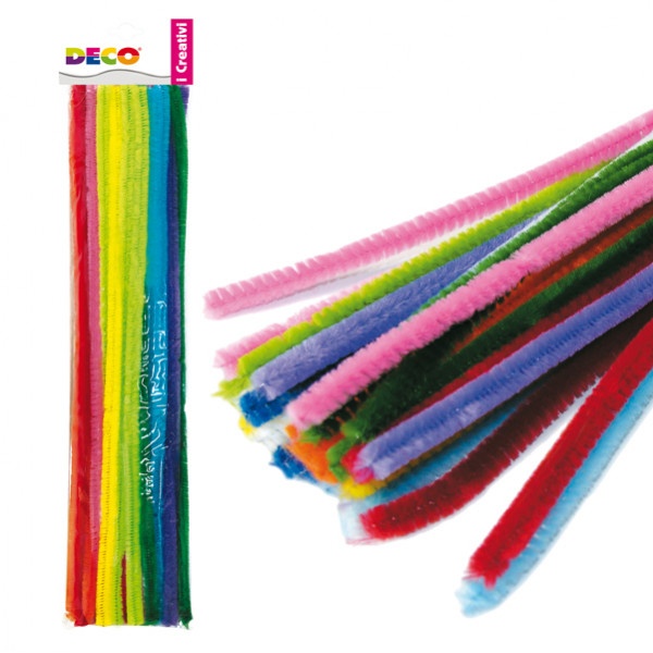 CINIGLIA STELO GROSSO BUSTA DA 30PZ COLORI ASSORTITI CWR - Z12946