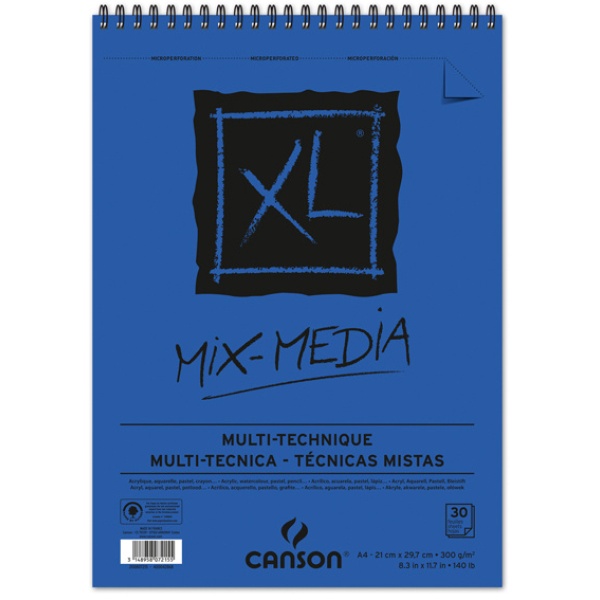 ALBUM XL MIX-MEDIA F.TO A4 300GR 30FG CANSON - Z12969