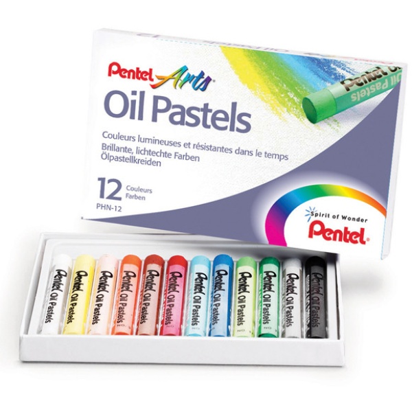 ASTUCCIO 12 PASTELLI A OLIO PENTEL ARTS - Z13211