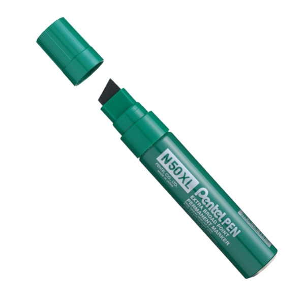 MARCATORE N50 EXTRA LARGE VERDE PUNTA A SCALPELLO 8-15,4MM PENTEL - Z13618