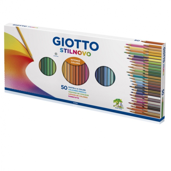 ASTUCCIO 50 PASTELLI STILNOVO GIOTTO - Z13671