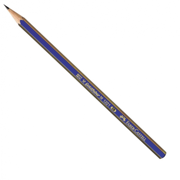 MATITA GRAFITE GOLDFABER 1221 ESAGONALE FABER CASTELL 3B - Z13717