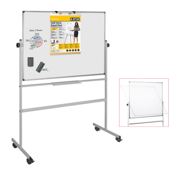 LAVAGNA MAGNETICA GIREVOLE PROFESSIONAL 90X120CM BI-OFFICE - Z13728