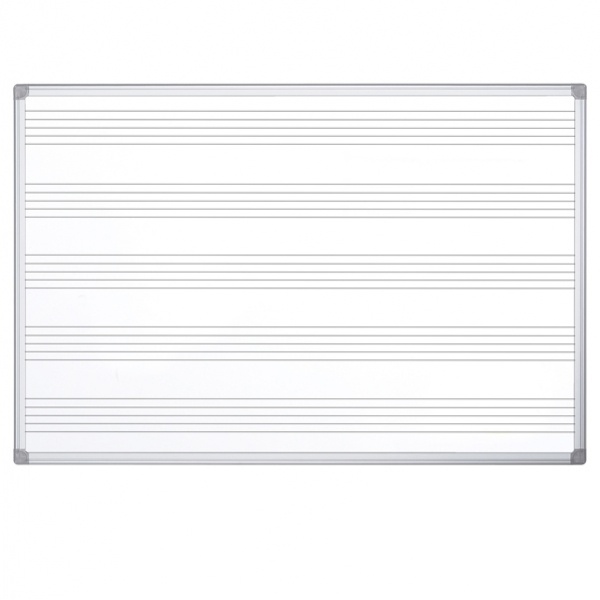 LAVAGNA MAGNETICA CON PENTAGRAMMA 120X120CM MAYA MUSICA BI-OFFICE - Z13752