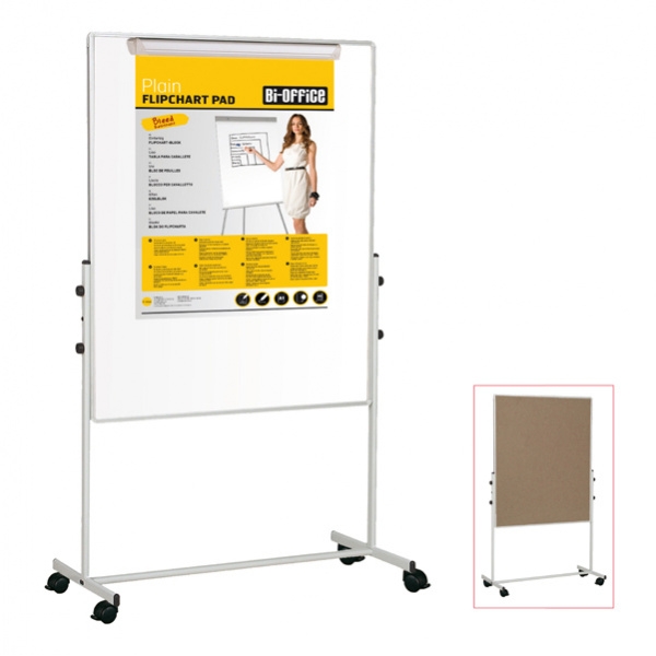 LAVAGNA DUO A DOPPIA SUPERFICIE 120X150CM BI-OFFICE - Z13759