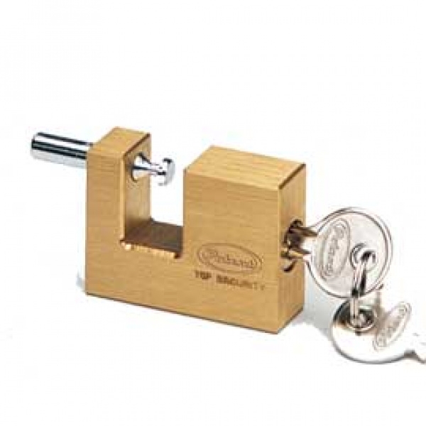 Brinks 171-20471 Lucchetto In Ottone Massiccio – 22 Mm – Set Da 4 Pezzi – Con Gancio In Acciaio Temprato – Garanzia A Vita
