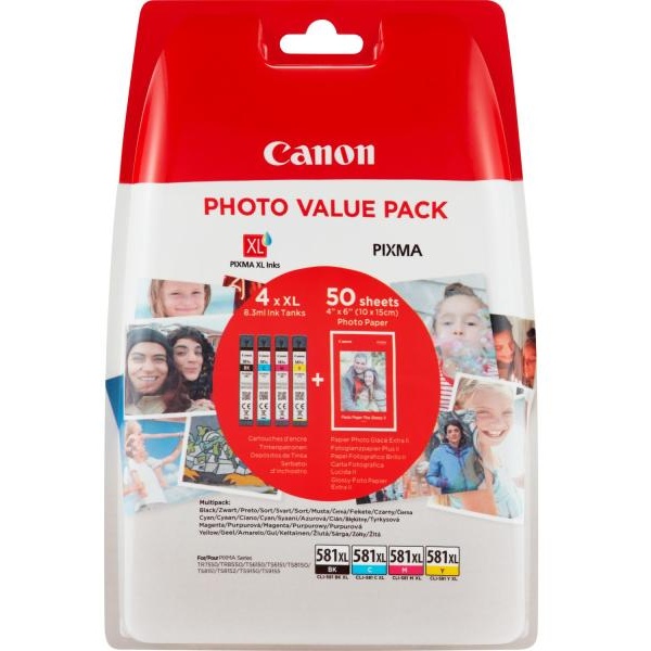 Cartuccia Canon CLI-581XL (2052C004) n-c-m-g - Z14086