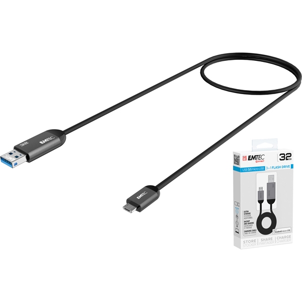 USB3.1 DUO Micro-USB Charge T750 32GB - Z14156
