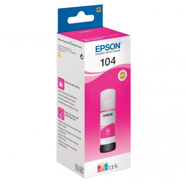 Flacone Epson 104 (C13T00P340) magenta - Z14175