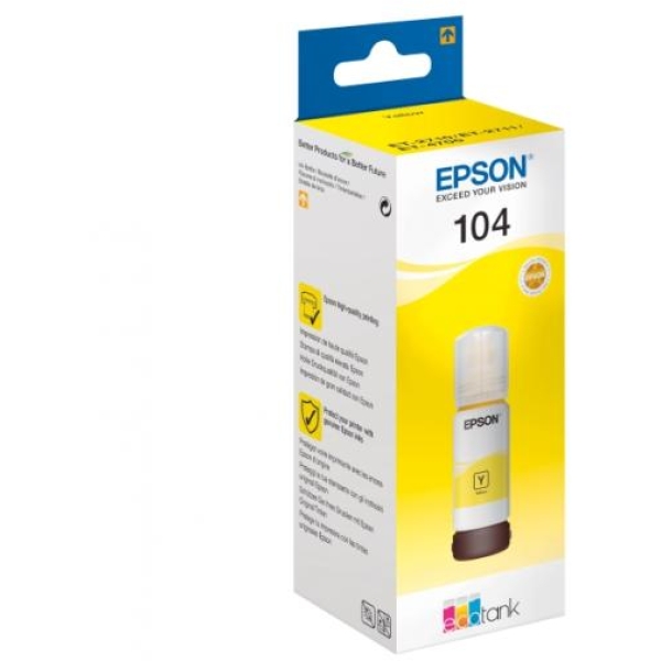 Flacone Epson 104 (C13T00P440) giallo - Z14176