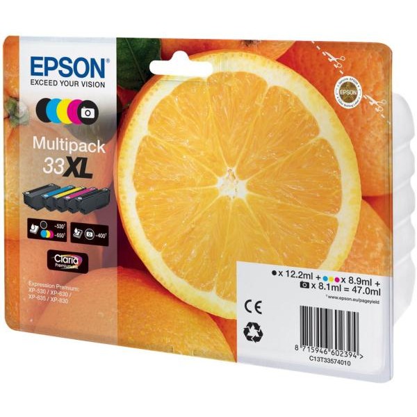 Cartuccia Epson T33XL (C13T33574011) n-c-m-g - Z14186