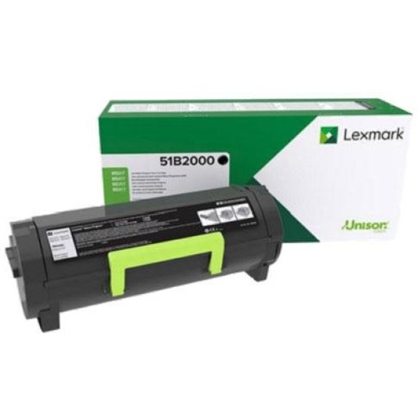 Toner Lexmark 51B2000 nero - Z14275