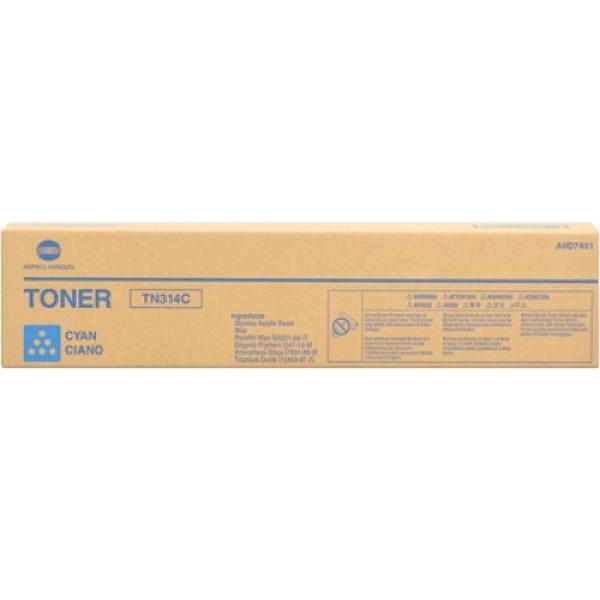 Toner Konica-Minolta TN-314C (A0D7451) ciano - Z14417
