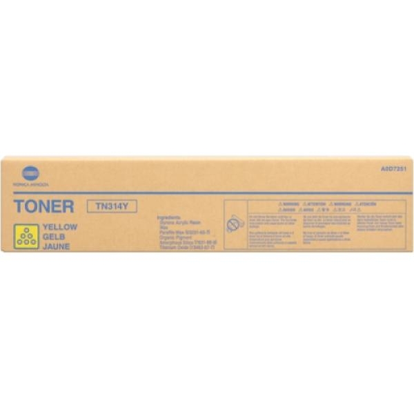 Toner Konica-Minolta TN-314Y (A0D7251) giallo - Z14419