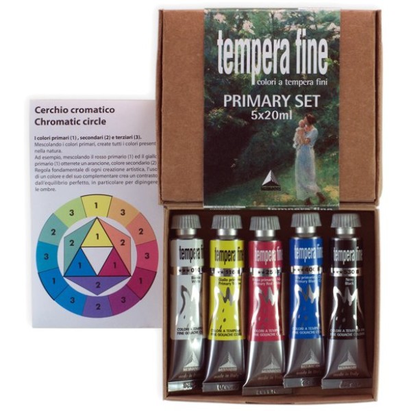 TEMPERA FINE PRIMARY SET 5 TUBETTI DA 20ML MAIMERI - Z15266