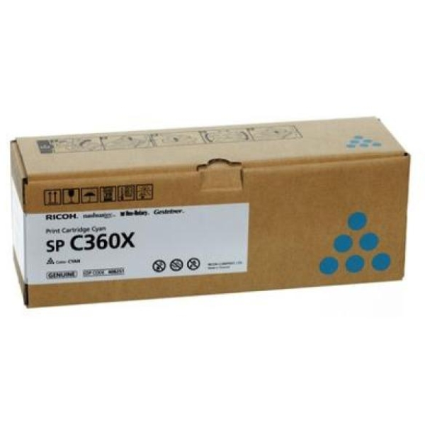 Toner Ricoh SPC360X (408251) ciano - Z15853