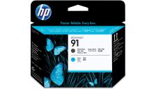Testina di stampa HP 91 (C9460A) nero opaco -ciano - 134309