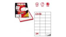 Etichette adesive Markin - 70x37 mm - Nr. etichette / foglio 24 - X210C510 (conf.100)