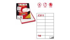 Etichette adesive Markin - 105x37 mm - Nr. etichette / foglio 16 - X210C511 (conf.100)