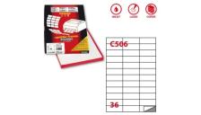 Etichette adesive Markin - 70x25 mm - Nr. etichette / foglio 36 - X210C506 (conf.100)