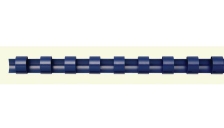 Dorsi plastici a 21 anelli Fellowes - 12 mm - 80 fogli - blu - 5346305 (conf.100)